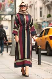 Nayla Collection Nayla Collection Desenli Tesettur Elbise 50745dsn Tesetturisland Com Teset Blouse Casual Fashion Muslim Fashion Outfits Turkey Fashion