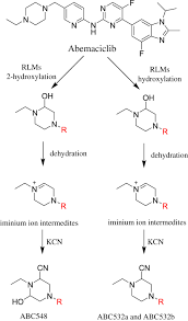 Abemaciclib is sometimes given with other cancer medicines. Identification Of Reactive Intermediate Formation And Bioactivation Pathways In Abemaciclib Metabolism By Lc Ms Ms In Vitro Metabolic Investigation Royal Society Open Science