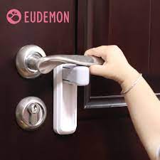 Eudemon Door Lever Lock Baby Proofing Door Handle Lock Childproofing Door Knob Lock Easy To Install And Use 3m Vhb Adhesive Cabinet Locks Straps Aliexpress
