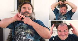 Natural hair updo's, relaxed hair updo's they are all cute! Jack Black Ages Backwards In Quarantine Hair And Beard Shaving Video Metro News