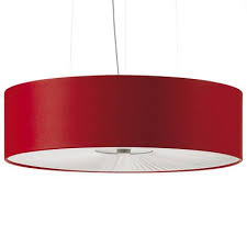 Shallow Drum Pendant Light Modern Glass Diffuser Black 15 7 Takeluckhome Com