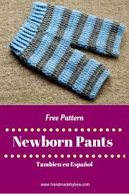 Crochet Patterns Newborn Pants Trousers Free Pattern