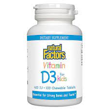 Itested confirms that the information provided on a product supplement facts panel and/or nutrition facts panel is correct. Vitamin D3 For Kids Strawberry 100 Chewable Tablets By Natural Factors At The Vitamin Shoppe