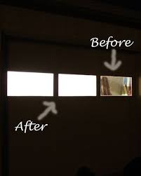 Frost The Garage Door Windows Let Light In And Block Unwanted Eyes Garage Door Decor Garage Door Windows Garage Door Window Inserts
