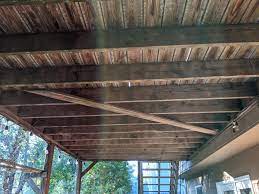 Fabricating an orthotropic deck section an orthotropic bridge or orthotropic deck is one whose deck typically comprises a structural steel deck plate. Purpose Of This Diagonal Board On Underside Of Deck Home Improvement Stack Exchange