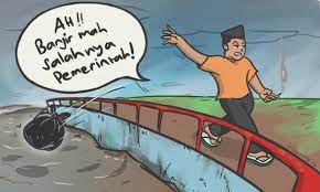 Gambar kartun kini tersedia dengan banyak macam, seiring dengan perkembangan sosial dan informasi. Karikatur Buang Sampah