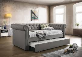 Find quick results from multiple sources. Kepner Tufted Daybed With Trundle In Gray Coaster 300549