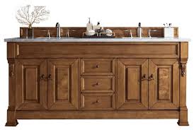 This allows you to mix and match your vanity cabinet with the ideal sink for your needs. 72 Brookfield Country Oak Double Bathroom Vanity