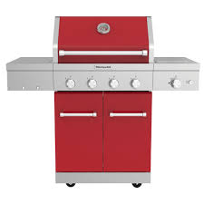 kitchenaid 4 burner propane grill with