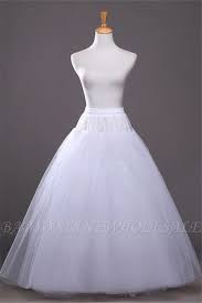 Jupon 8 couches de tulle rigide sans cerceaux pour robes de mariage princesse. Pas Cher A Ligne Tulle Jupon De Mariage En Taffetas Babyonlinewholesale