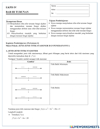 Check spelling or type a new query. Turunan Fungsi Aljabar 4 Worksheet