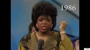 Let's take a walk down memory lane and glimpse through oprah's legendary hair evolution through the years. 25 Years Of Oprah S Hairstyles In Just 2 Minutes Huffpost