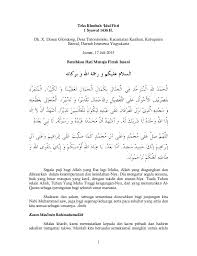 Check spelling or type a new query. Teks Khutbah