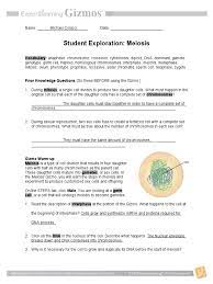 Gizmo answer key pdf results. Hw 2 Meiosis Mitosis