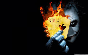Burning Poker Joker Hd Desktop Wallpaper High Definition Joker Hd Wallpaper Batman Joker Wallpaper Joker Images