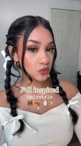 Fall-Inspired French Braid Hairstyle Tutorial