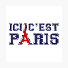 Le psg a saisi la justice pour récupérer la marque auprès de supporters, qui poursuivent le club parisien pour contrefaçon. Hier Ist Paris Poster Von Freeyourshirt Redbubble