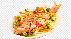 They're also packed with nasunin chemicals that improve blood flow to the brain and anthocya. Cooked Fish With Vegetables Jamaican Cuisine Fried Fish Escabeche Seafood Fried Fish Food Animals Recipe Png Pngwing