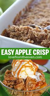 Easy Apple Crisp Video Apple Dessert Recipes Easy Apple Crisp Recipe Crisp Desserts