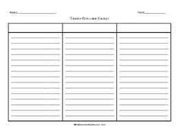 3 column t chart pdf bedowntowndaytona com