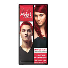 We recommend the l'oreal excellence hicolor for dark hair. Splat Luscious Raspberries Red Hair Color Kit Semi Permanent Dye Walmart Com Walmart Com
