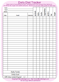 daily diet log worksheet printable free worksheet diet