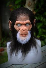Chimp Chimpanzee Planet of the Apes Silicone Mask