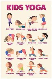 By practicing these asanas, kids learn to improve their physical balance which gives them a tadasana is named mountain pose and palm posture in english. Yoga Poses Chart For Kids Kids Yoga Poses Yoga For Kids Yoga Poses Chart