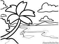 5 cara mewarnai gambar pemandangan. Gambar Mewarnai Pemandangan Pantai Berpasir Yang Indah Pemandangan Cara Menggambar Sketsa