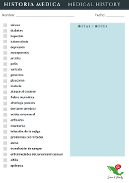 Use This Chart To Ask About A Patient S Medical History In