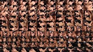 Bukkake cum shower for hot babe