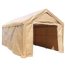 10 x 20 ft heavy duty carport car canopy garage shelter party tent adjustable us. Carport Shelter 11 Ft X 19 Ft Canopy Carport Tent Carport Canopy Outdoor Storage Tent