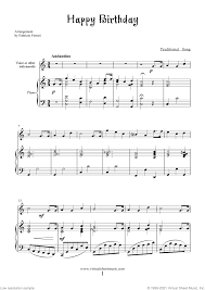 Browse our 40 arrangements of happy birthday to you! sheet music is available for piano, voice, guitar and 19 others with 18 scorings and 7 notations in 16 genres. Happy Birthday Free Sheet Music To Download For Piano Voice Or Other Instruments