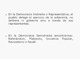 Se le conoce también como democracia representativa y es en la actualidad la mas utilizada. Democracia Institucionalidad Y Estado De Derecho Parafraseando A