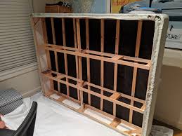 Re building a bed foundation. Weird Diy Box Spring Matress Turned Beautiful Shelf Album On Imgur