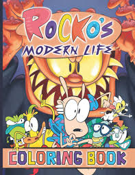 Rocko is a wallaby who has always been children's favorite character animated film of the rocko's modern life. Rockos Modern Life Coloring Book Stunning Coloring Books For Adult And Kid Relaxing Activity Pages Kanko Oda 9798591762711 Amazon Com Books