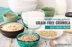Pour agave nectar over mixture and stir to coat. Homemade Sugar Free Grain Free Granola Easy Budget Pantry Recipe