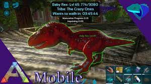 Rex Special Taming And Egg Hatching Ark Mobile S1 E37 Youtube