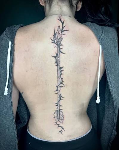 Arrow spine piece for @chloe_n405 💪🏼💪🏼thanks so much🫶🏼 #art #tattooshop #tattooartist #tattoo #tattoos #tattoostyle #tattooer #inked #ink #artist #tattoosnob #tattooapprentice #tattooartwork #tattoooftheday