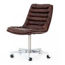 Malibu Distressed Whiskey Leather Office Desk Chair Office Desk Chair Desk Chair Used Office Chairs