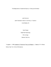 Alcuni passaggi del ddl zan per il vaticano metterebbero inoltre a rischio la «libertà di pensiero» dopo la notizia della nota della santa sede data dal corriere, ci sono state diverse reazioni: Pdf The Measurement Of Attachment Security And Related Constructs In Infancy And Early Childhood