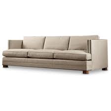 Attractive contemporary set having wooden frames and black angular legs. In Stock Sofa W Nail Heads And Exposed Wood Frame Farmhouse Sofas By Hedgeapple Houzz