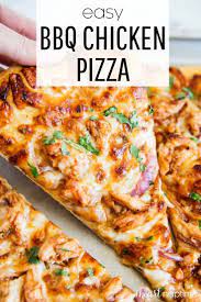 Easy Bbq Chicken Pizza Pizza Recipes Homemade Bbq Chicken Pizza Recipe Delicious Pizza