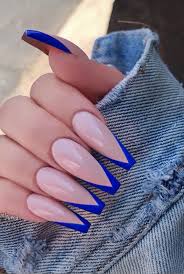 Acrylic nail designs show off your feminine power to the world. 61 Awesome Coffin Nail Designs You Ll Flip For Page 61 Of 61 Lily Fashion Style Royal Blue Nails Blue Nails Cute Acrylic Nails