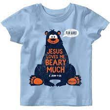 1 John 4 16 Beary Much Bear Baby Christian T Shirt Wear My Bible