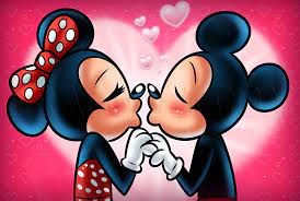 You now have a finished inked drawing of minnie mouse, the disney cartoon character! How To Draw Minnie And Mickey Kissing Step By Step Drawing Guide By Dawn Dragoart Com