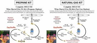We reviewed the best propane fire pits & fire tables for 2020. Wine Barrel Fire Table Kit With 12 Ring Burner Diy Do It Yourself Choose Nat Gas Or Propane
