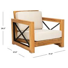 Teak Patio Chair With Cushions In 2020 Patio Chairs Lounge Chair Outdoor Teak Outdoor