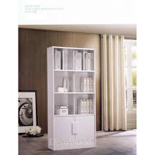 Showing results for book cabinet with glass doors. 2 Half Feet Glass Door Solid Book Cabinet Case White Color L787mm X W340mm X H1778mm New Pgmall