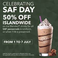 Don't forget to order before 2pm. The Coffee Bean Tea Leaf Features Soldier From Wrong Army In Saf Day Promo Ad